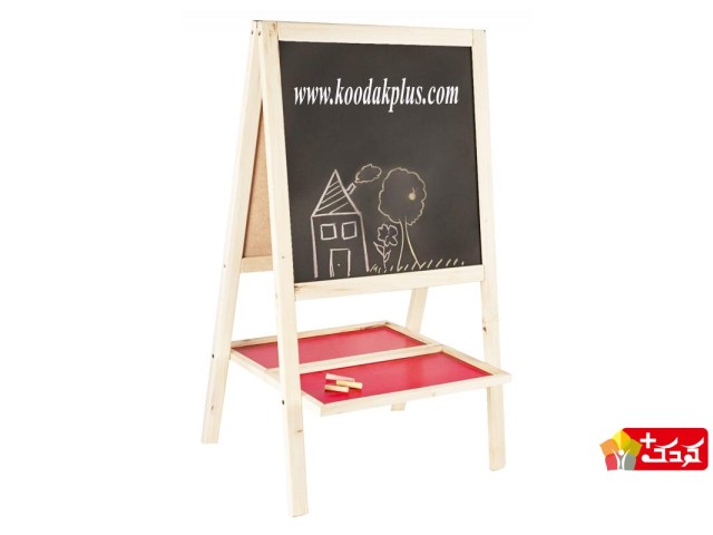 تخته سیاه و وایت برد مگنتی دوطرفه پایه دار