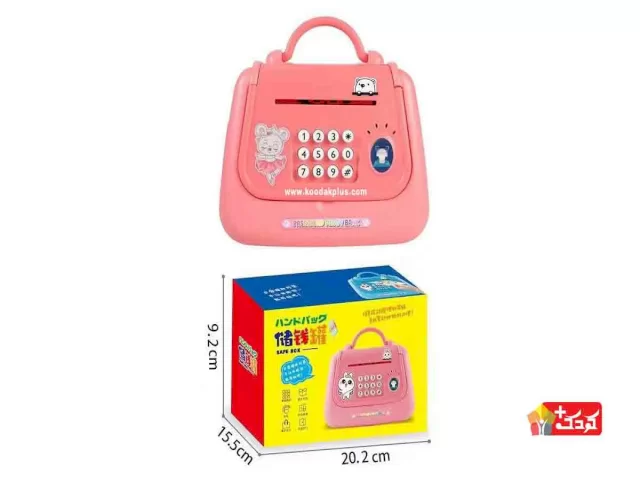 گاو صندوق موزيكال دخترانه طرح کیف مدل mzL6801A