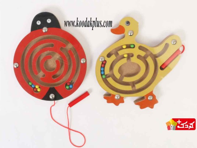 اسباب بازی ماز مگنتی چوبی