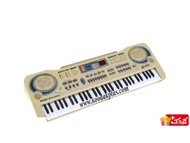 ارگ اسباب بازی آموزشی فلش خور 61 کلید مدل MQ-811USB