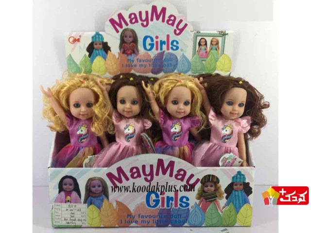 عروسک موزیکال مای مای طرح لباس پونی 30 سانتی مدل maymay-958d