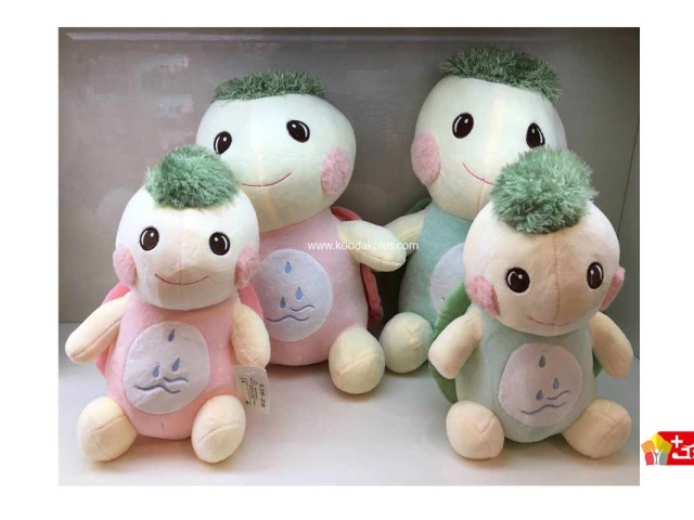 عروسک پولیشی لاک پشت لپ قرمز خارجی کد 225 turtle