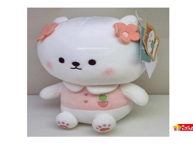 عروسک پولیشی نانو گربه گل به سینه کد 268 cat