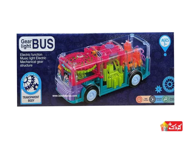 اتوبوس چرخ دنده ای موزیکال و چراغ دار برند وای جی مدل 55-YJ388