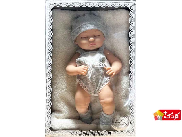 عروسک نوزاد سیلیکونی  با چهره طبیعی مدل 206-1