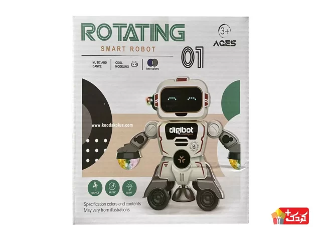 ربات رقاص، موزيكال و چراغ دار مدل 1-6678