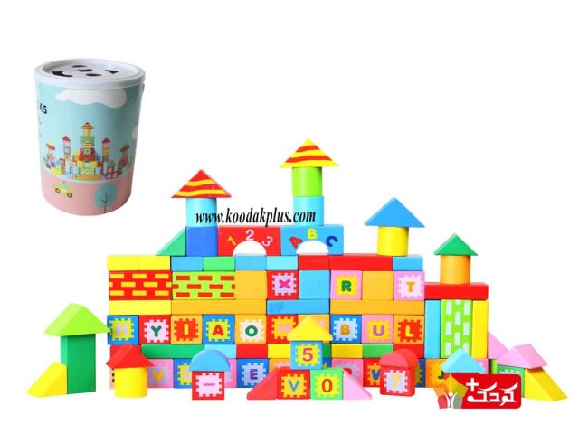 بازی آموزشی بریکس چوبی سطلی کد 867