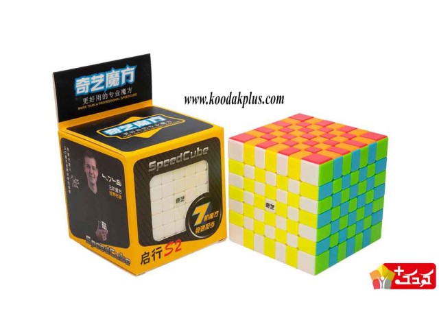 روبیک 7×7 برند کای وای اس 2 استیکرلس QiYi 7×7×7 S2