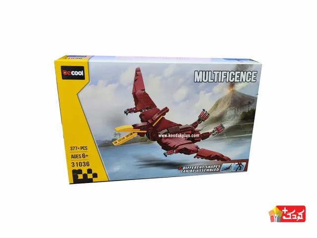 لگو 2 مدلی دایناسور پرنده و ربات مدل DECOOL-31036