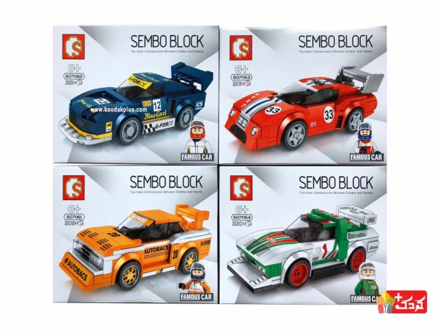 سری لگو ماشین مسابقه ای SEMBO BLOCK مدل 607061 (4 مدل)