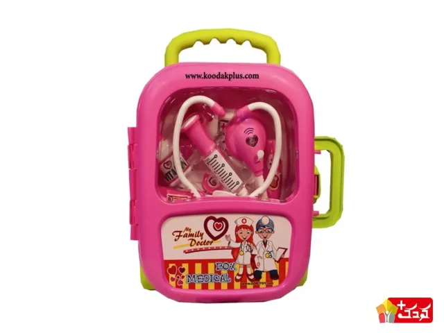 اسباب بازی لوازم پزشکی دخترانه چرخ دار کد M6699
