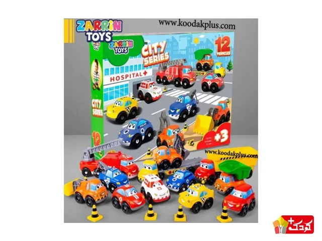 ماشین های شهری 12 عددی زرین تویز مدل j9