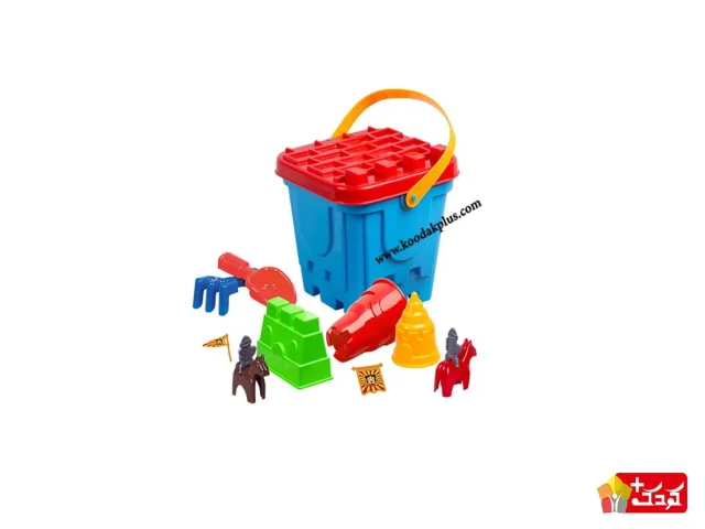 سطل ساحلی اسباب بازی E13 زرین تویز