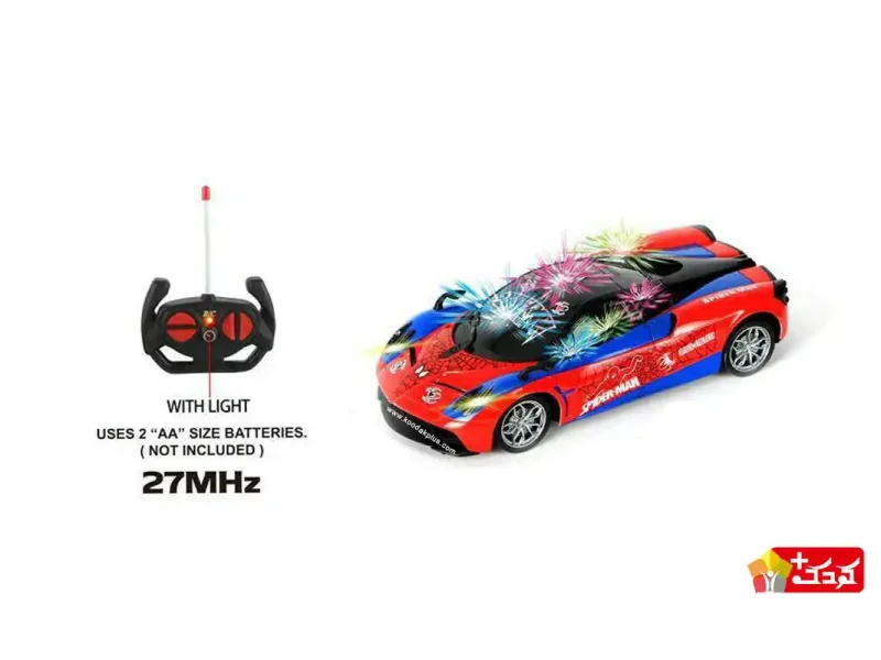 ماشین کنترلی شارژی اسپایدرمن مدل hy33