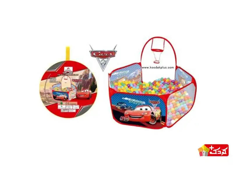 استخر توپ با حلقه بسکتبال طرح شخصیت های کارتنی(وارداتی اصلی)