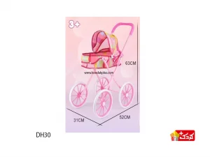 کالسکه اسباب بازی فلزی عروسک مدل DH30