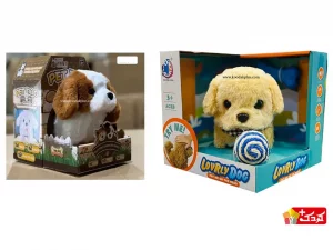 عروسک سگ پشمالو موزیکال حرکتی مدل FA-007