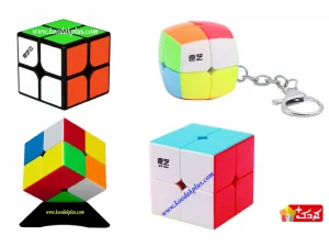 روبیک 2×2 استیکر لس و برچسبی