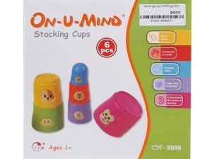 بازی فکری و آموزشی لیوان چینی نوزاد مدل stacking cups