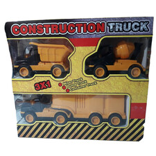 ماشین بازی مدل تراک راهسازی بسته 3 عددی