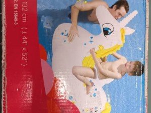 شناور بادی روی آبی طرح پونی(اسب تک شاخ)