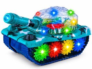 تانک اسباب بازی چرخ دنده ای موزیکال مدل 5936