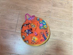 چادر پارچه ای کودک رنگارنگ طرح مسافرتی