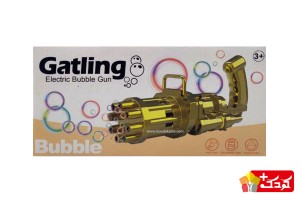 تفنگ اسباب بازی حباب ساز (Gatling Electric Bubble Gun) مدل 638