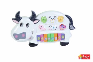 پیانو موزیکال اسباب بازی طرح گاوی Cow design piano toy