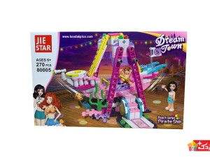 لگو اسباب بازی کشتی شهربازی مدل JIE STAR-80005