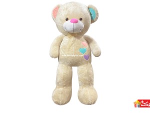 عروسک مدل خرس سه قلب کد 107 bear