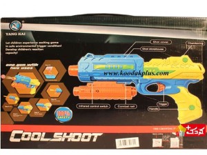تفنگ اسباب بازی تیر پرتابی مدل  cool shoot