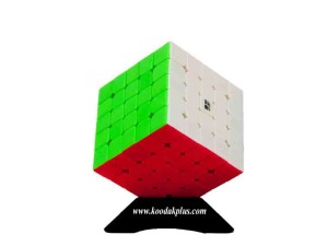 روبیک کای وای استیکرلس به همراه پایه نگهدارنده rubik QiYI QiZheng 5×5×5 stickerless