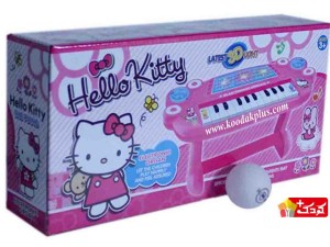 اسباب بازی پیانو دخترانه (23 کلید) باتری خور piano hello kitty