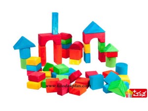 بلوک چوبی بریکس block building 50 pcs