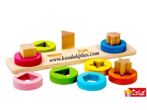 اسباب بازی مونته سوری آموزش اشکال monte surrey 4 columns