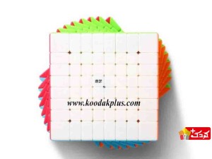 روبیک کای وای استیکرلس rubik QiYI 8×8×8  stickerless