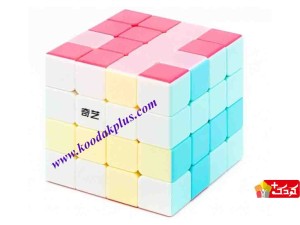 روبیک 4×4 نئون کای وای استیکرلس QiYi Neon 4×4×4