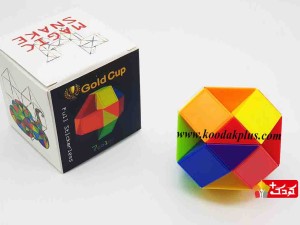 روبیک ماری گلد کاپ رنگ ثابت rubik GoldCup Magic snak