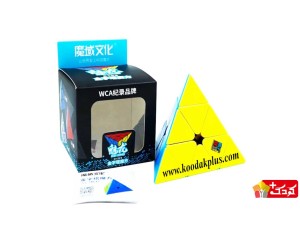 روبیک هرمی 3×3 برند مو یو میلانگ استیکرلس MoYu Pyraminx 3x3 Meilong