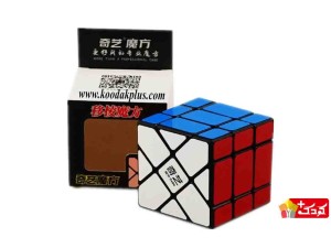 روبیک 3*3 برند کای وای فیشر بر چسبی rubik QiYi 3*3*3 Fisher