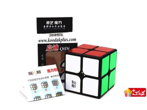 روبیک 2×2 برند کای وای کای دی زمینه مشکی QiYi QiDi 2×2×2
