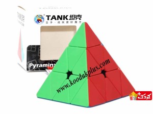 روبیک هرم 3x3 برند شنگ شو تانک استیکرلس ShengShouTank 3x3 pyraminx