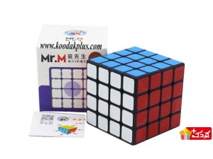 روبیک 4×4 مگنتی مستر ام برند شنگ شو زمینه مشکی 4×4×4 ShengShou Mr.M