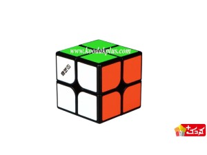 روبیک 2×2 مگنتی برند کای وای ام اس زمینه مشکی QiYi MS 2×2×2