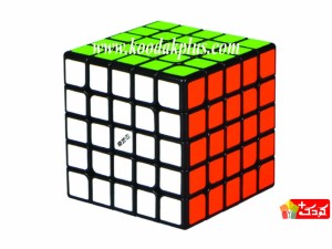 روبیک 5×5 مگنتی برند کای وای ام اس زمینه مشکی QiYi MS 5×5×5