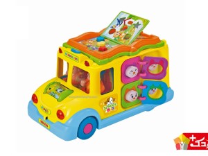 اسباب بازی اتوبوس مدرسه (موزیکال+حرکتی+آموزشی) هولی تویز مدل 796