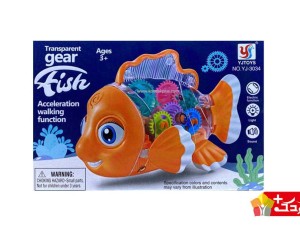 ماهی اسباب بازی چرخ دنده ای(موزیکال+حرکتی) مدل YJ-3034