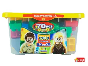 ساختنی چهارگوش درب لولایی کوچک 70 قطعه ای مدل 12000