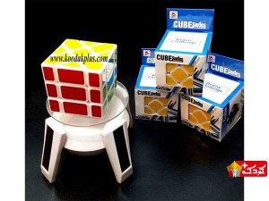 روبیک فیشر سری هپی زمینه سفید Cube Series Happy Stickerless